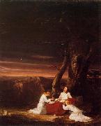 Thomas Cole Angels Ministering to Christ in the Wilderness USA oil painting artist